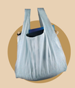 BOLSA PLEGABLE ALGODÓN RECICLADO