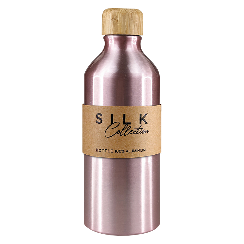 BOTELLA SILK ALUMINIO (ROSA DORADO)(600ML)