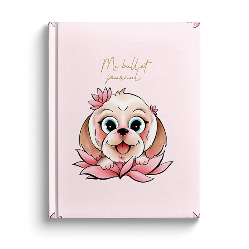  Bullet journal A5 Lotus dog 