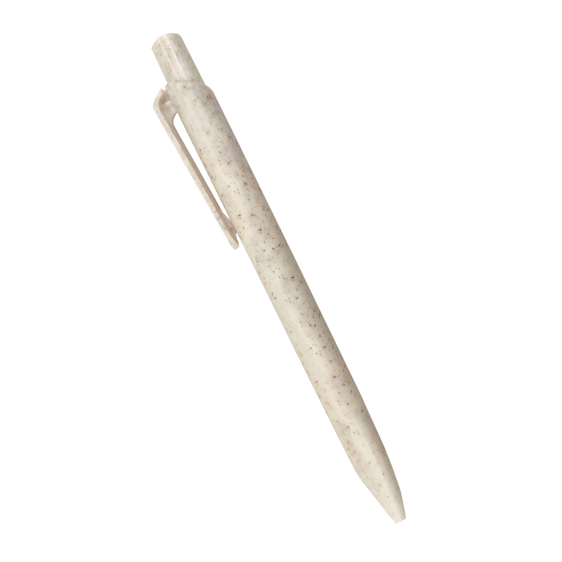 BOLÍGRAFO FIBRA DE TRIGO. TINTA AZUL