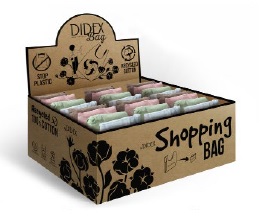 BOLSA PLEGABLE ALGODÓN RECICLADO - SURTIDO