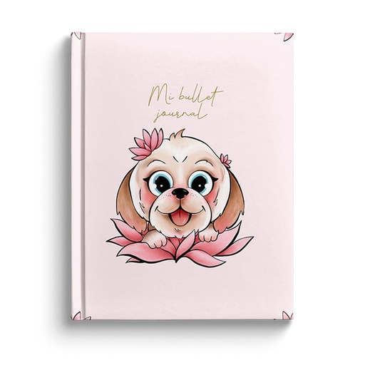 [H35]  Bullet journal A5 Lotus dog 
