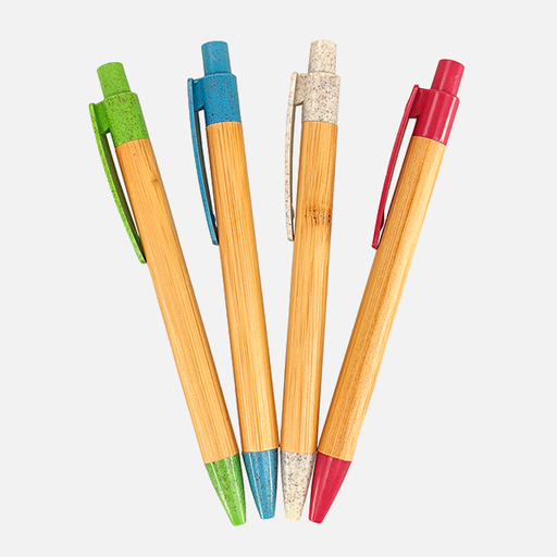 BOLIGRAFO BAMBU AZUL ESCRITURA  AZUL    